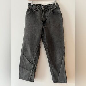 Vintage Levi's Straight Jeans in Charcoal Gray